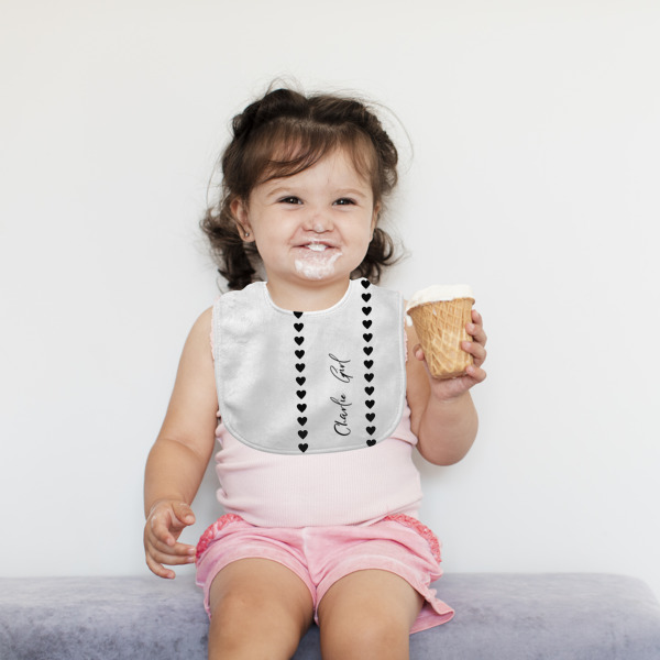 Custom Design - Bib - Velour - Lifestyle - Girl