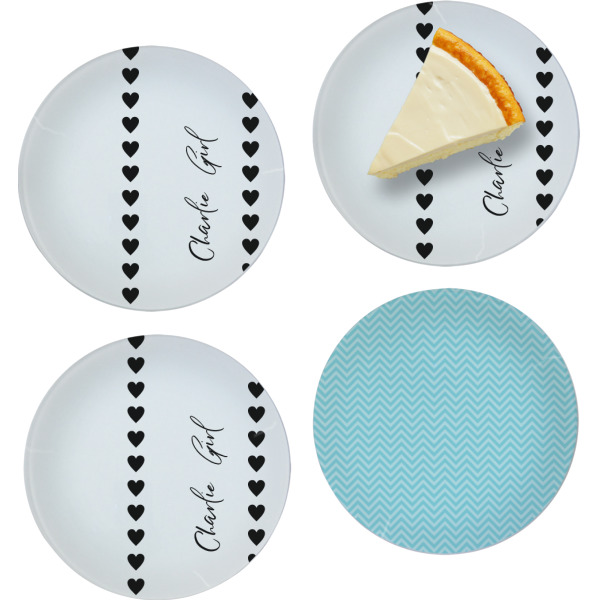 Custom Design - Set of Appetizer / Dessert Plates