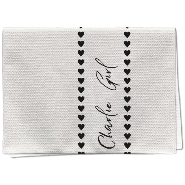 Custom Design Your Own Kitchen Towel - Waffle Weave