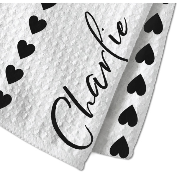 Custom Design - Waffle Weave Towel - Closeup of Material Image