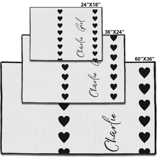 Custom Design - Door Mats - Size Comparison