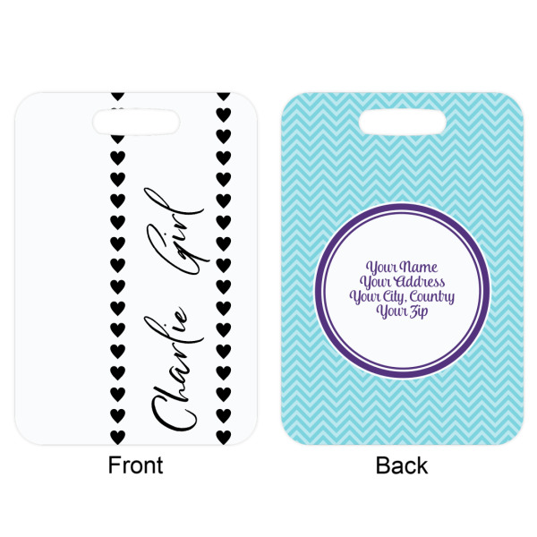 Custom Design - Metal Luggage Tag - Approval