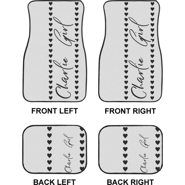 Custom Design - Car Floor Mats Set (2F + 2B)