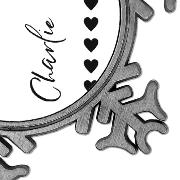 Custom Design - Vintage Snowflake - Detail