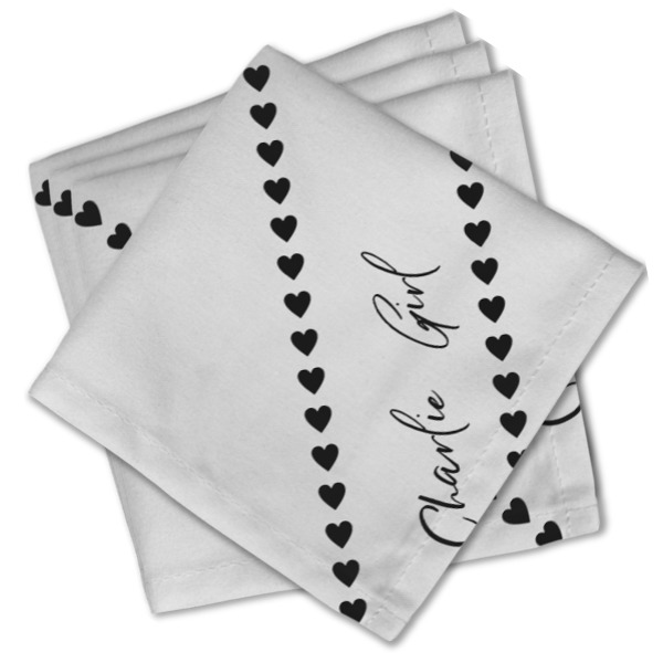 Custom Design - Cloth Napkins - Personalized Lunch (PARENT MAIN Set of 4)