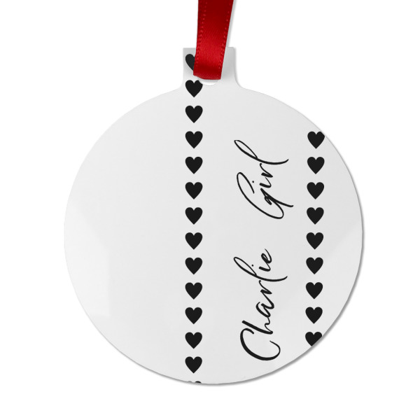 Custom Design - Metal Ball Ornament - Front