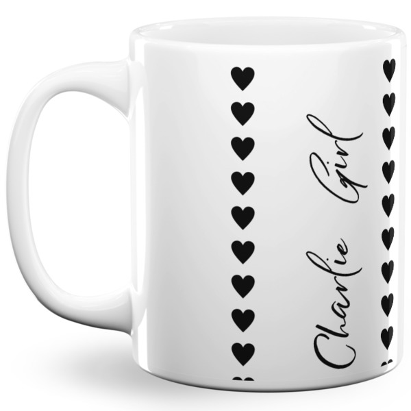 Custom Design Your Own 11 oz Coffee Mug - White