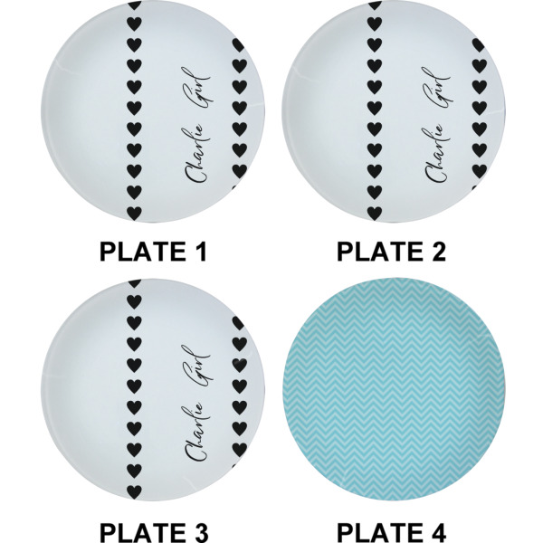 Custom Design - Set of Appetizer / Dessert Plates (Approval)