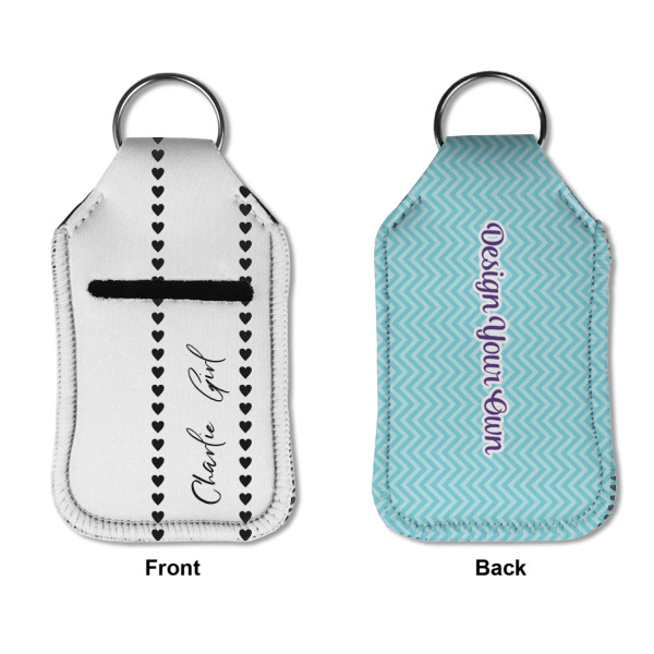 Custom Design - Sanitizer Holder Keychain - Small APPROVAL (Flat)