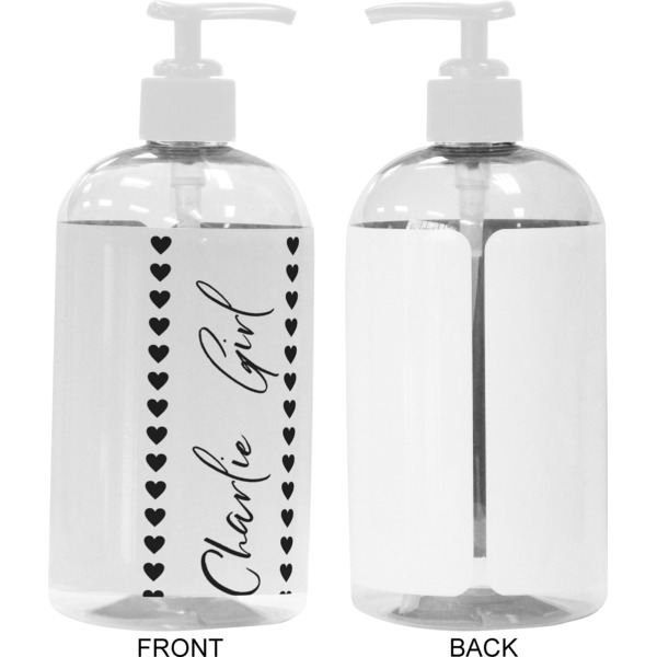 Custom Design - 16 oz Plastic Liquid Dispenser - Approval - White