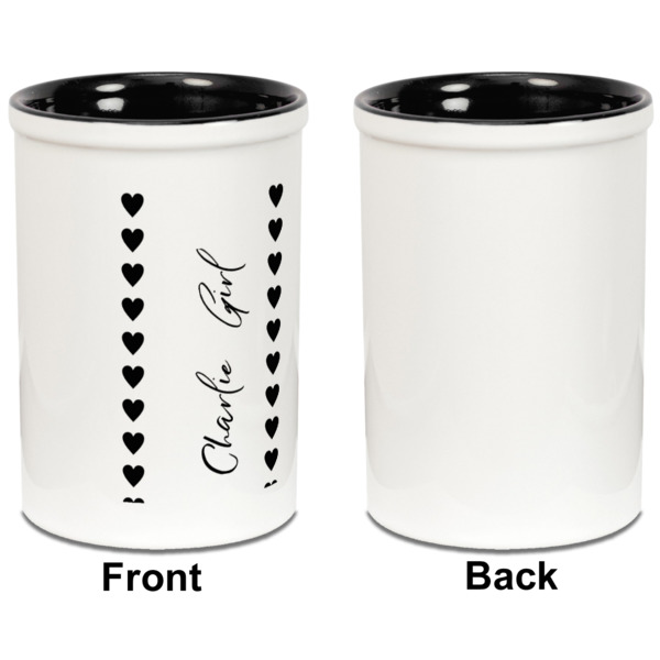 Custom Design - Pencil Holder - Black - approval
