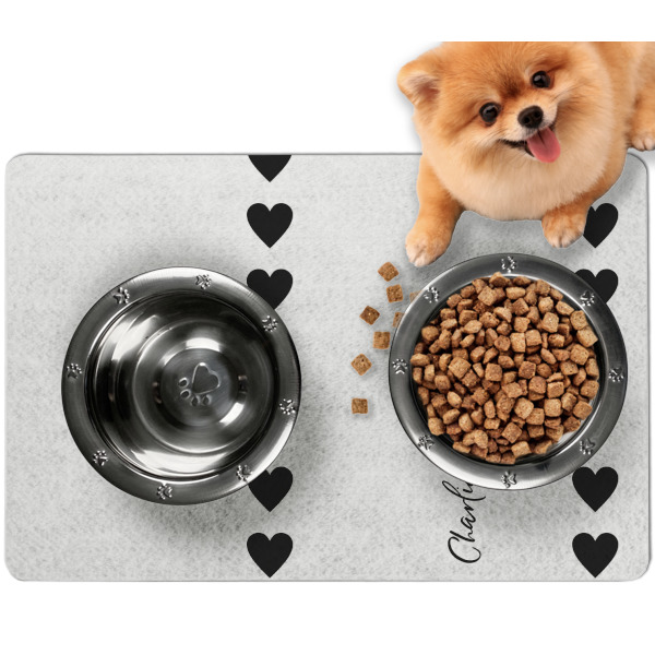 Custom Design Your Own Dog Food Mat - Small
