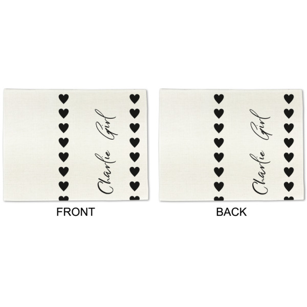 Custom Design - Linen Placemat - APPROVAL (double sided)