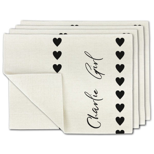 Custom Design Your Own Single-Sided Linen Placemat - Set of 4