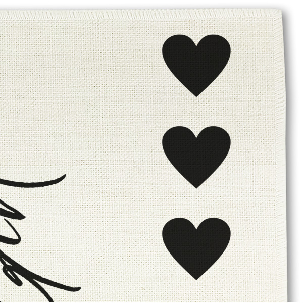 Custom Design - Linen Placemat - Detail