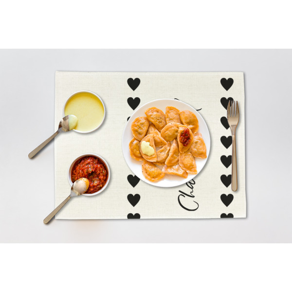 Custom Design - Linen Placemat - Single - Lifestyle