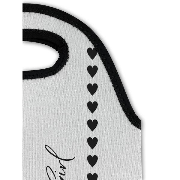 Custom Design - Double Wine Tote - Top Closeup