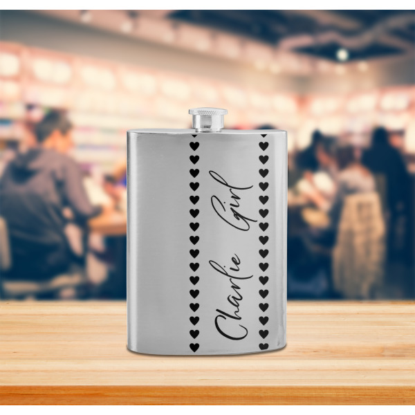 Custom Design - Stainless Steel Flask - LIFESTYLE 2
