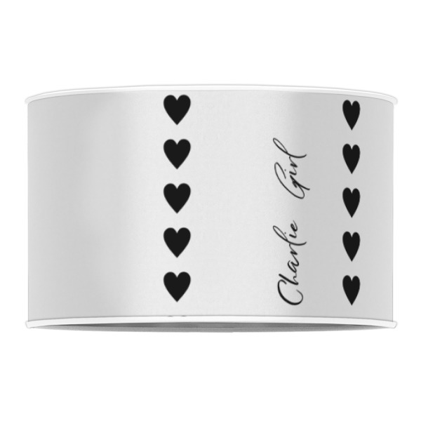 Custom Design - 12" Drum Lampshade - FRONT (Poly Film)