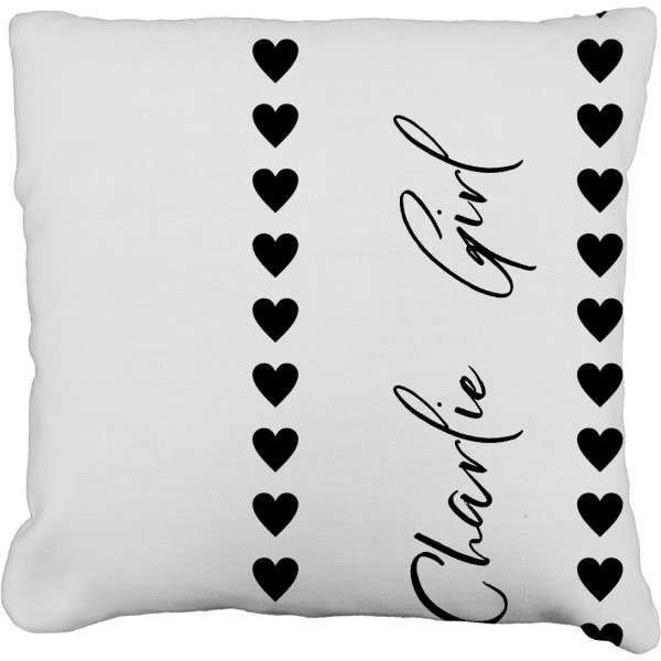 Custom Design Your Own Faux-Linen Throw Pillow 18"