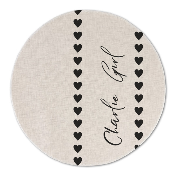 Custom Design Your Own Round Linen Placemat