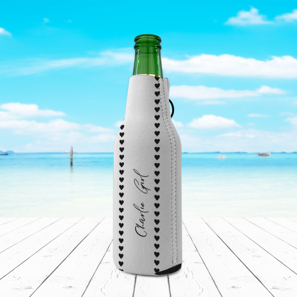 Custom Design - Zipper Bottle Cooler - LIFESTYLE