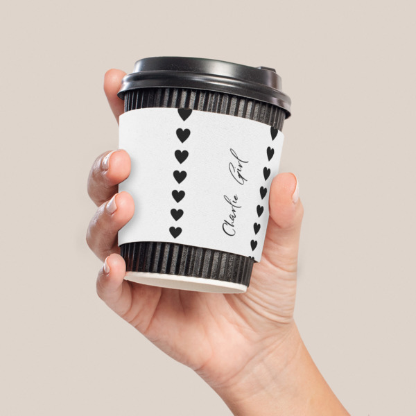 Custom Design - Coffee Cup Sleeve - LIFESTYLE
