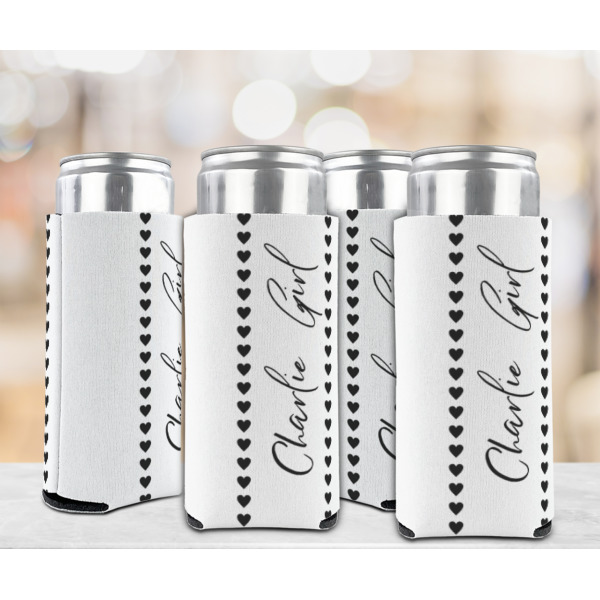 Custom Design - Can Cooler - Tall 12oz - Set of 4 - In Context