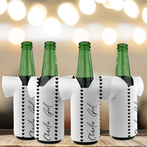 Custom Design - Jersey Bottle Cooler - Set of 4 - LIFESTYLE