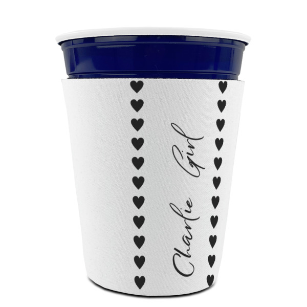 Custom Design - Party Cup Sleeves - without bottom - Front (On Cup)