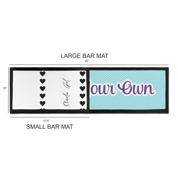 Custom Design - Bar Mats - Sizing Chart