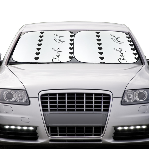 Custom Design - Car Sun Shades - IN CONTEXT