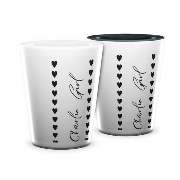 Custom Design Your Own Ceramic Shot Glass - 1.5 oz