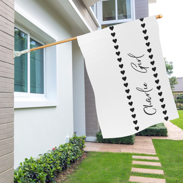 Custom Design - House Flags - Double Sided - LIFESTYLE