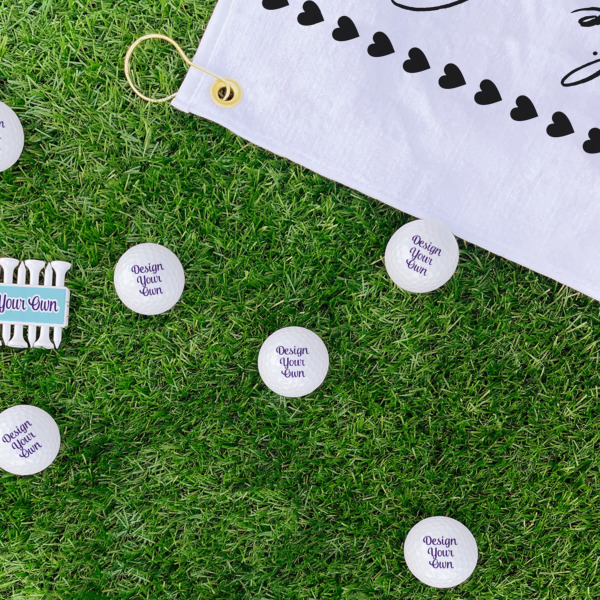 Custom Design - Golf Balls - Generic - Set of 12 - LIFESTYLE