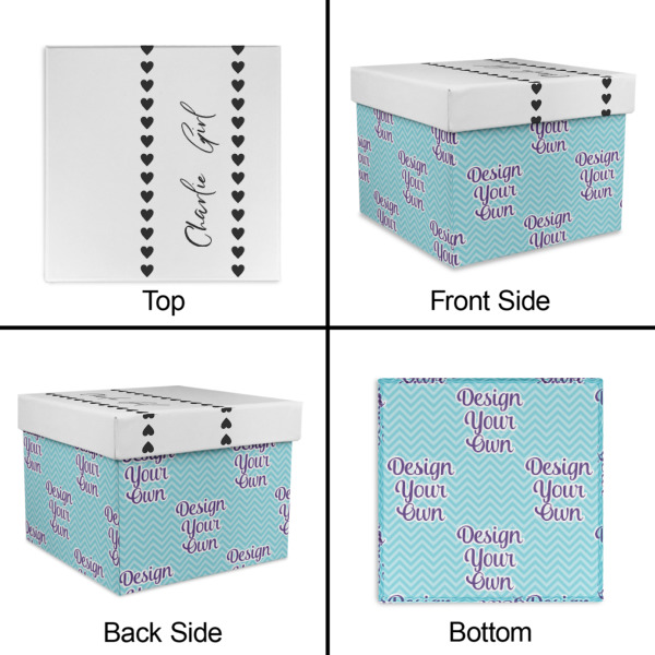 Custom Design - Gift Boxes with Lid - Canvas Wrapped - Small - Approval
