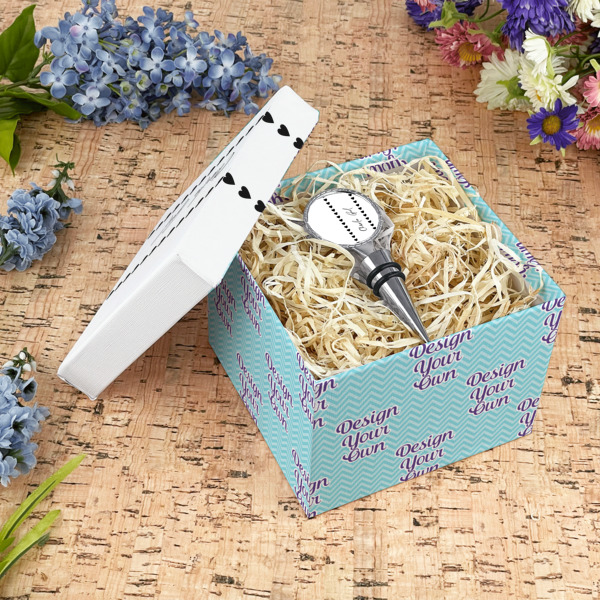 Custom Design - Gift Boxes with Lid - Canvas Wrapped - Medium - In Context