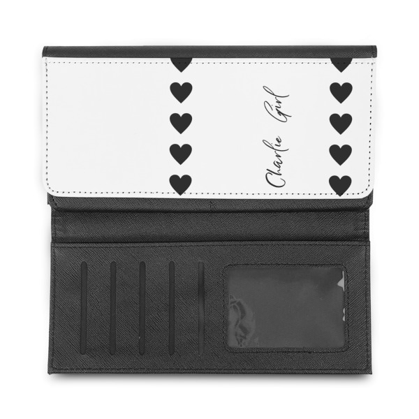 Custom Design - Ladies Wallet - Half Way Open