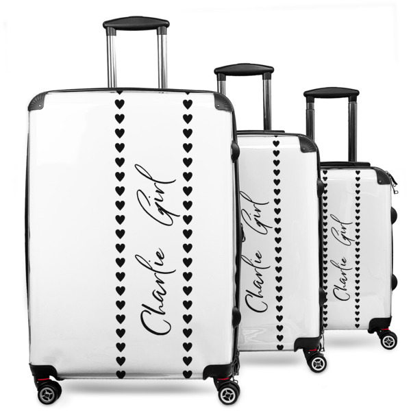 Custom Design Your Own 3-Piece Luggage Set - 20" Carry On - 24" Medium Checked - 28" Large Checked