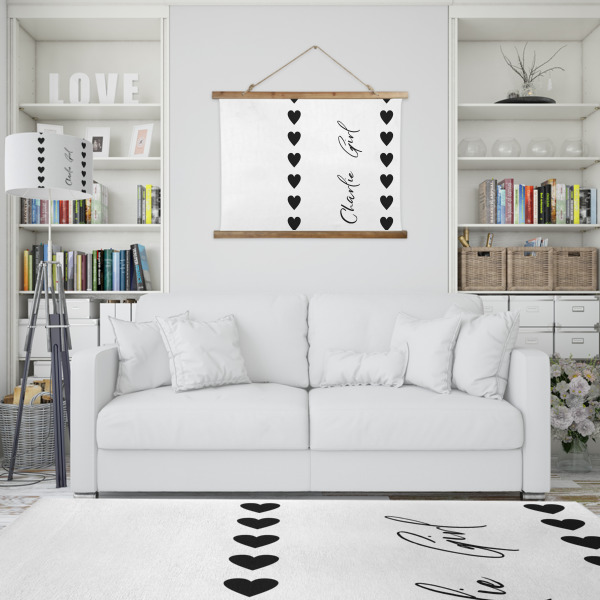 Custom Design - Wall Hanging Tapestry - Landscape - In Context