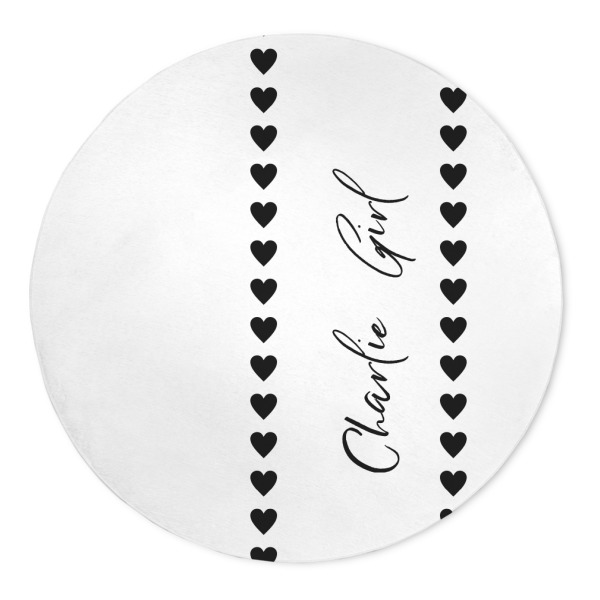 Custom Design Your Own Round Indoor Area Rug - 5' - 60"