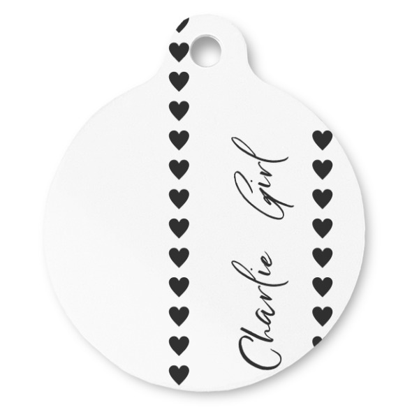 Custom Design Your Own Round Pet ID Tag