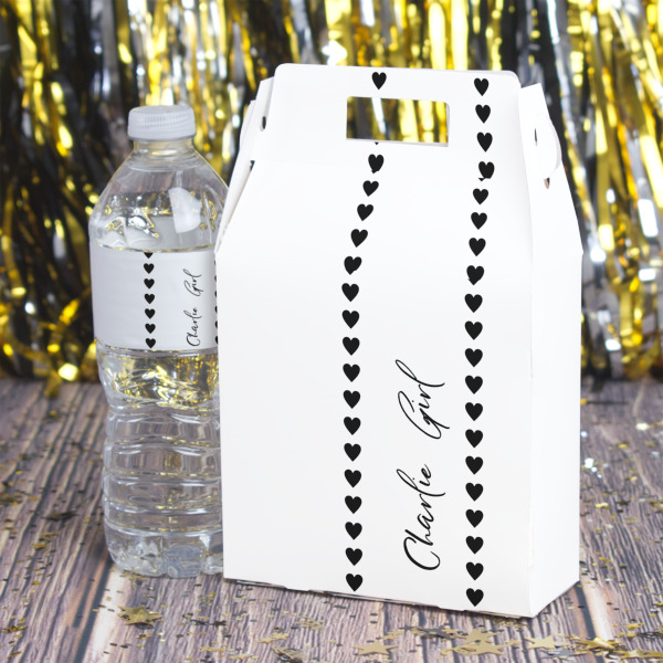 Custom Design - Gable Favor Box - In Context