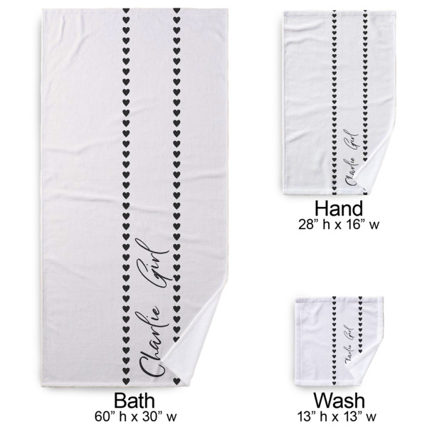 Custom Design - Bath Towel Sets - 3-piece - Approval