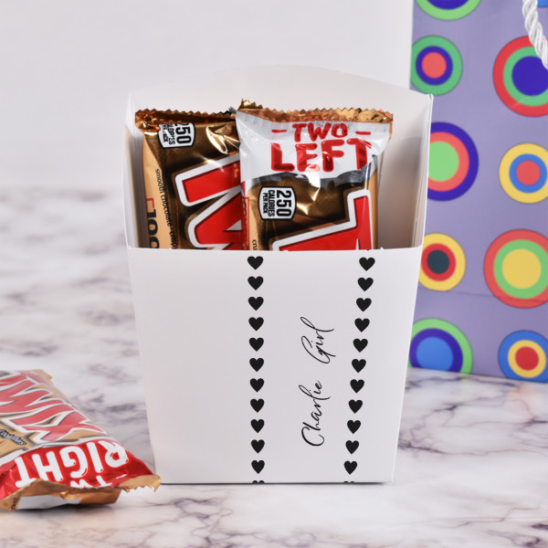 Custom Design - French Fry Favor Box - w/ Treats View