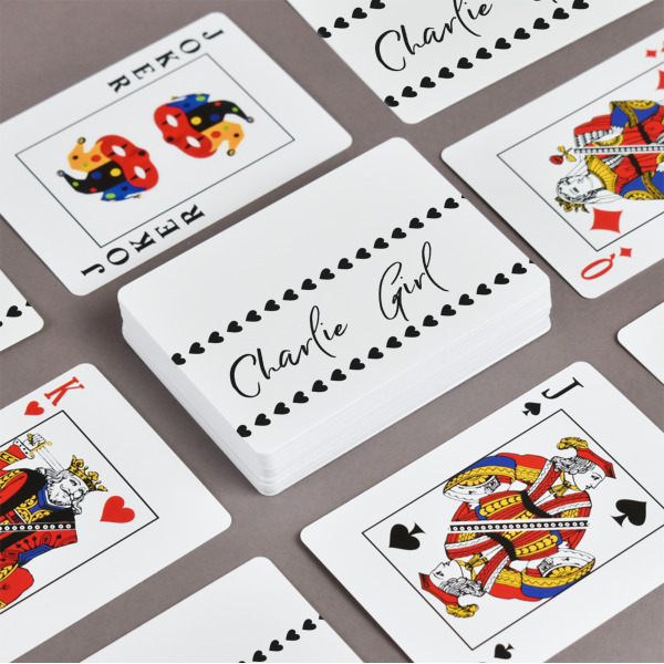 Custom Design - Playing Cards - Front & Back View