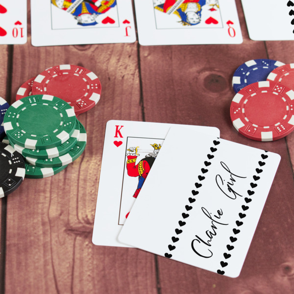 Custom Design - On Table with Poker Chips