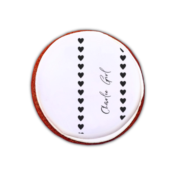 Custom Design - Printed Icing Circle - XSmall - On Cookie