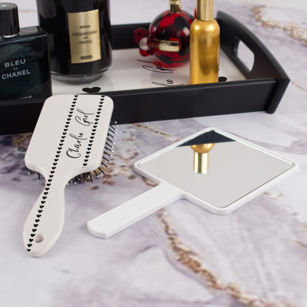 Custom Design - Hair Brush - With Hand Mirror