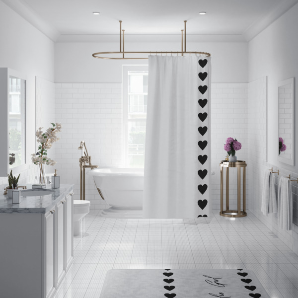 Custom Design - Shower Curtain - 70"x83" - In Context